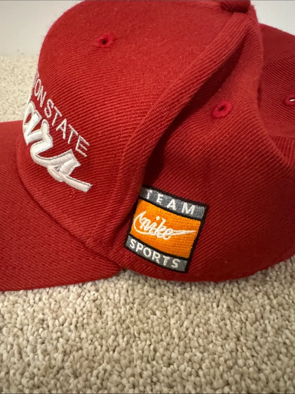 Washington State Cougars Nike Red Embroidered Baseball Cap